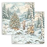 Stamperia White Christmas 8x8 Inch Paper Pack (SBBS146) Stamperia White Christmas 8x8 Inch Paper Pack (SBBS146)