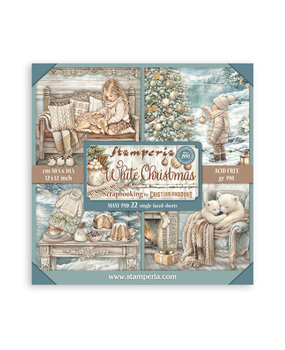 Stamperia White Christmas 12x12 Inch Single Face Paper Pack (SBBXLB39) Stamperia White Christmas 12x12 Inch Single Face Paper Pack (SBBXLB39)