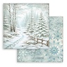 Stamperia White Christmas Backgrounds 8x8 Inch Paper Pack (SBBS147) Stamperia White Christmas Backgrounds 8x8 Inch Paper Pack (SBBS147)