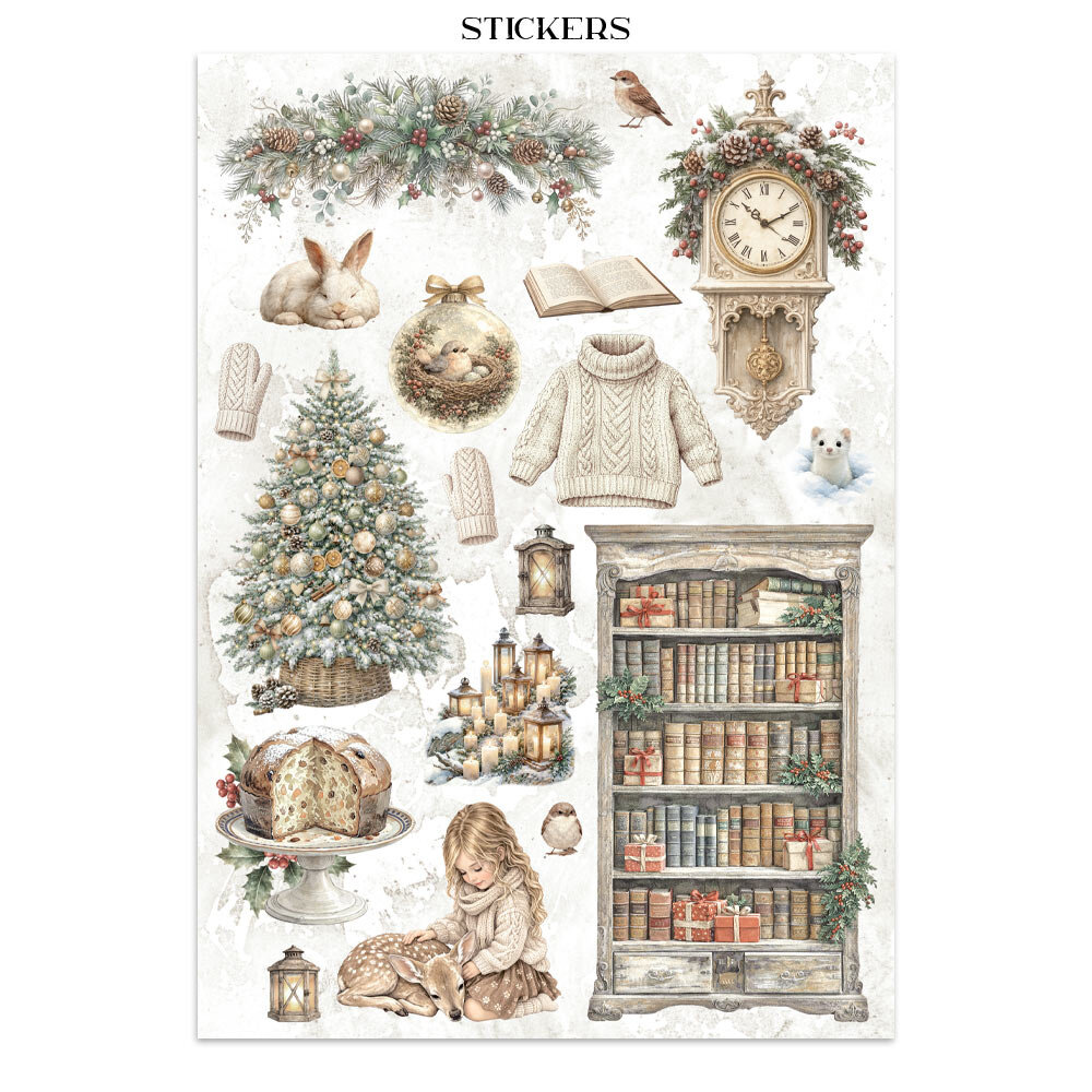 Stamperia White Christmas Junk Journal (SBJK28) Stamperia White Christmas Junk Journal (SBJK28)