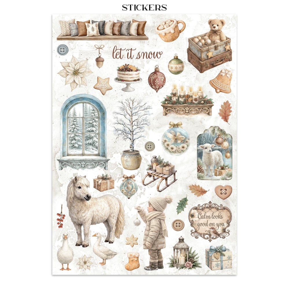Stamperia White Christmas Junk Journal (SBJK28) Stamperia White Christmas Junk Journal (SBJK28)