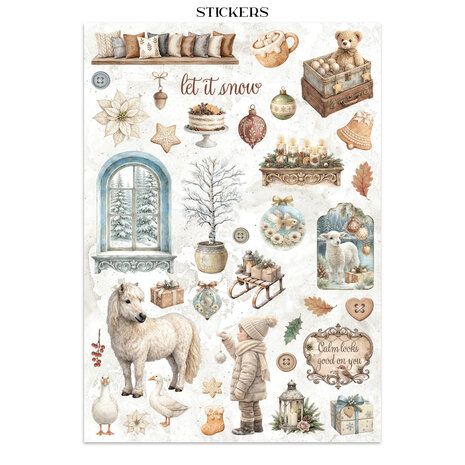 Stamperia White Christmas Junk Journal (SBJK28) Stamperia White Christmas Junk Journal (SBJK28)