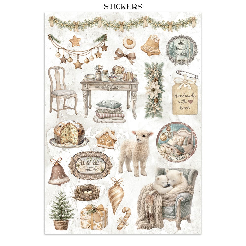 Stamperia White Christmas Junk Journal (SBJK28) Stamperia White Christmas Junk Journal (SBJK28)