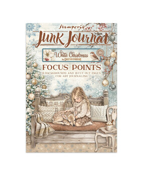 Stamperia White Christmas Junk Journal A5 Focus Points (SBJKS07) Stamperia White Christmas Junk Journal A5 Focus Points (SBJKS07)