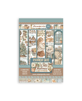 Stamperia White Christmas A5 Washi Pad (SBW36) Stamperia White Christmas A5 Washi Pad (SBW36)