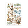 Stamperia White Christmas A5 Washi Pad (SBW36) Stamperia White Christmas A5 Washi Pad (SBW36)