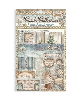 Stamperia White Christmas Cards Collection (SBCARD49) Stamperia White Christmas Cards Collection (SBCARD49)