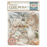 Stamperia White Christmas Ephemera (DFLCT89)