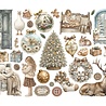 Stamperia White Christmas Ephemera (DFLCT89) Stamperia White Christmas Ephemera (DFLCT89)