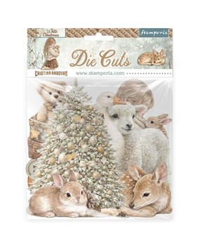Stamperia White Christmas Die Cuts (DFLDC141)