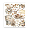 Stamperia White Christmas 8x8 Inch Rub-On Assortment (DFLRBXG13)