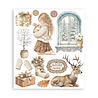 Stamperia White Christmas 8x8 Inch Rub-On Assortment (DFLRBXG13)