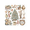 Stamperia White Christmas 6x6 Inch Rub-On Assortment (DFLRBX21) Stamperia White Christmas 6x6 Inch Rub-On Assortment (DFLRBX21)