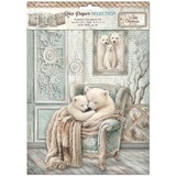 Stamperia White Christmas A4 Rice Paper Selection (DFSA4XWG)