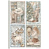 Stamperia White Christmas A4 Rice Paper Selection (DFSA4XWG) Stamperia White Christmas A4 Rice Paper Selection (DFSA4XWG)