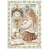 Stamperia White Christmas A6 Mini Rice paper (DFSA6X10) Stamperia White Christmas A6 Mini Rice paper (DFSA6X10)