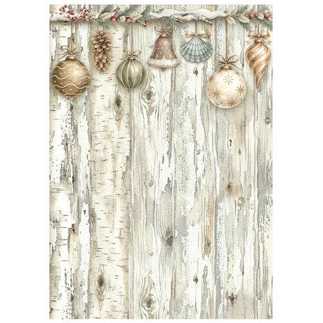 Stamperia White Christmas A6 Rice Paper Backgrounds Selection (DFSAK6059) Stamperia White Christmas A6 Rice Paper Backgrounds Selection (DFSAK6059)