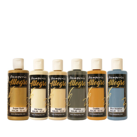 Stamperia White Christmas Allegro Paint Kit (KALKIT76) Stamperia White Christmas Allegro Paint Kit (KALKIT76)