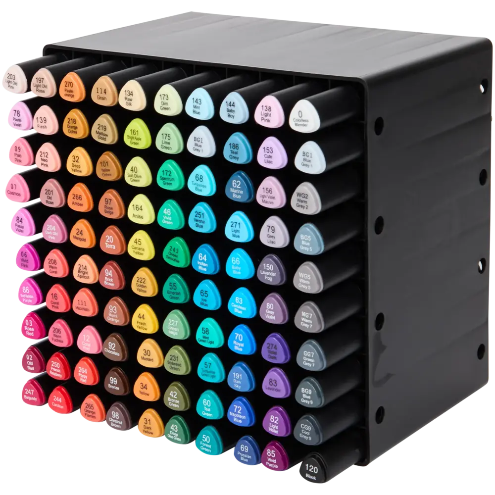 DécoTime 100 Alcohol Markers + Storage (3222604) DécoTime 100 Alcohol Markers + Storage (3222604)