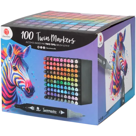 DécoTime 100 Alcohol Markers + Storage (3222604) DécoTime 100 Alcohol Markers + Storage (3222604)