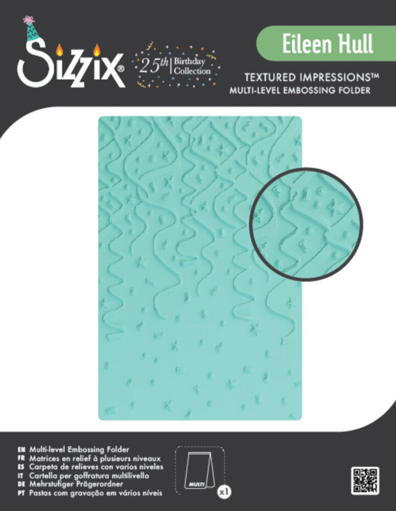 Sizzix Eileen Hull Multi-Level Textured Impressions Party Time (667131) Sizzix Eileen Hull Multi-Level Textured Impressions Party Time (667131)