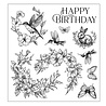 Sizzix Willow Wolfe Clear Stamps Birthday Blooms (667128) Sizzix Willow Wolfe Clear Stamps Birthday Blooms (667128)