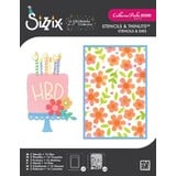 Sizzix Catherine Pooler Thinlits with Stencils Let's Eat Cake! (667129)