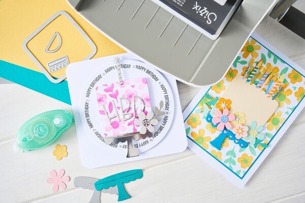 Sizzix Catherine Pooler Thinlits with Stencils Let's Eat Cake! (667129) Sizzix Catherine Pooler Thinlits with Stencils Let's Eat Cake! (667129)