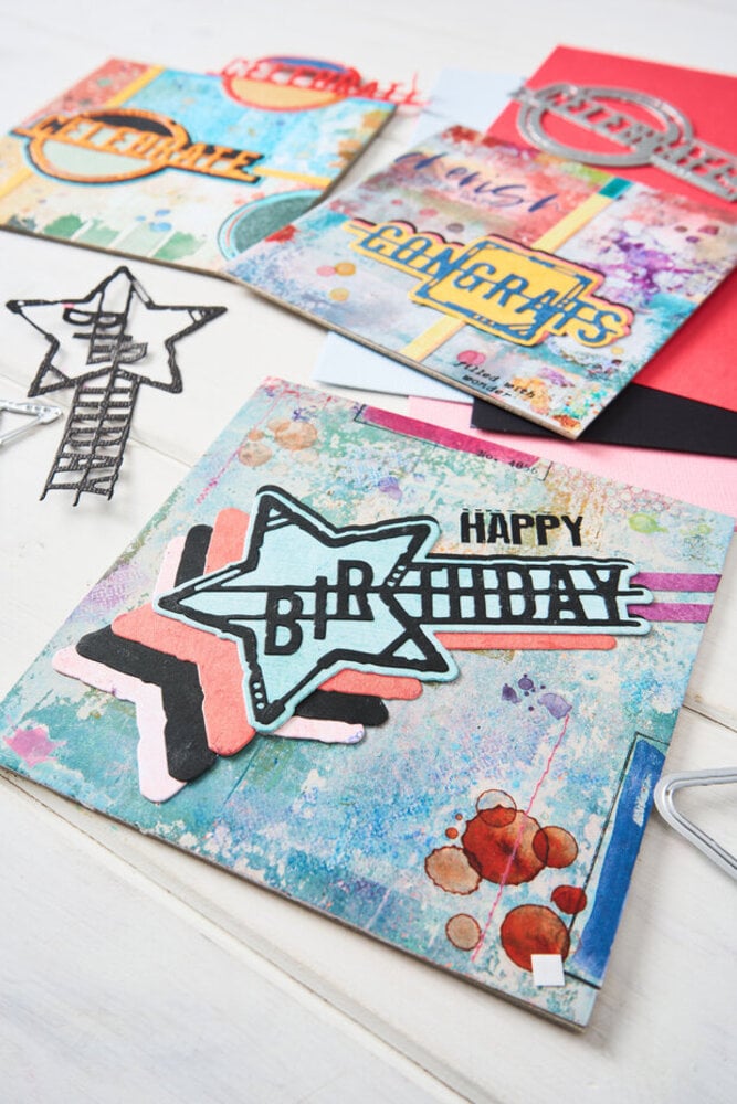 Sizzix Seth Apter Thinlits Die Set Word Wafers Birthday (667132) Sizzix Seth Apter Thinlits Die Set Word Wafers Birthday (667132)