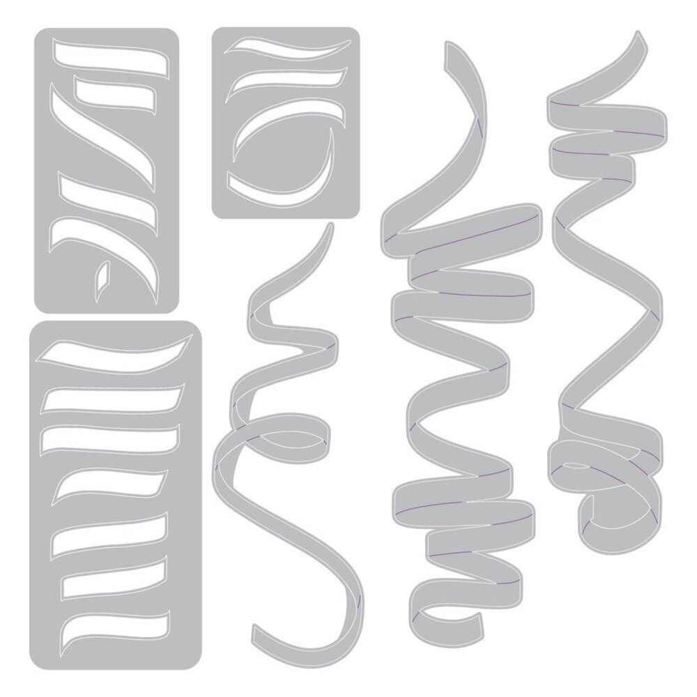 Sizzix PRE-ORDER (voor de 2e keer) Tim Holtz Thinlits Die Set Celebration Streamers (667209)