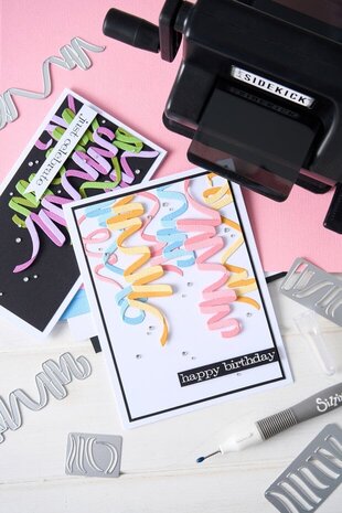 Sizzix PRE-ORDER (voor de 2e keer) Tim Holtz Thinlits Die Set Celebration Streamers (667209)
