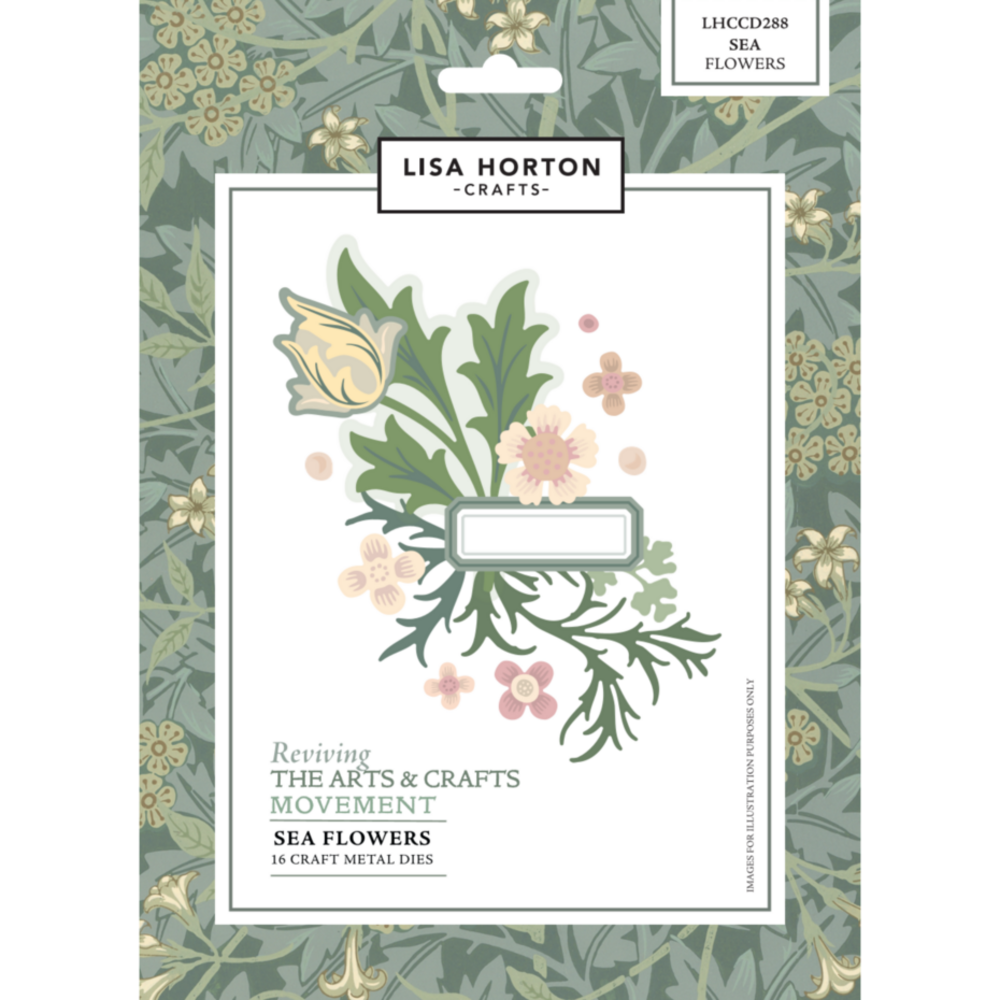 Lisa Horton Crafts Reviving The Arts Dies Sea Flowers (LHCCD388)