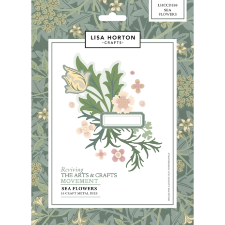 Lisa Horton Crafts Reviving The Arts Dies Sea Flowers (LHCCD388)