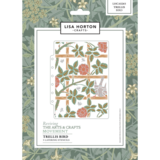 Lisa Horton Crafts Reviving The Arts Layering Stencils Trellis Bird (LHCAS263)