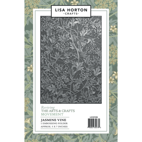 Lisa Horton Crafts Jasmine Vine 5x7 Inch 3D Embossing Folder (LHCEF295) Lisa Horton Crafts Jasmine Vine 5x7 Inch 3D Embossing Folder (LHCEF295)