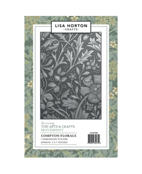 Lisa Horton Crafts Compton Florals 5x7 Inch 3D Embossing Folder (LHCEF296) Lisa Horton Crafts Compton Florals 5x7 Inch 3D Embossing Folder (LHCEF296)