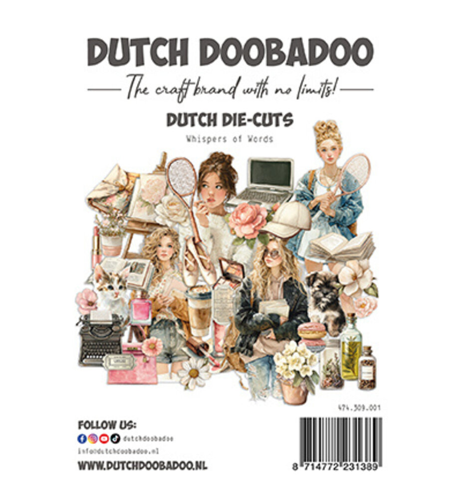 Dutch Doobadoo Die-Cuts Whispers of Words (474.309.001) Dutch Doobadoo Die-Cuts Whispers of Words (474.309.001)