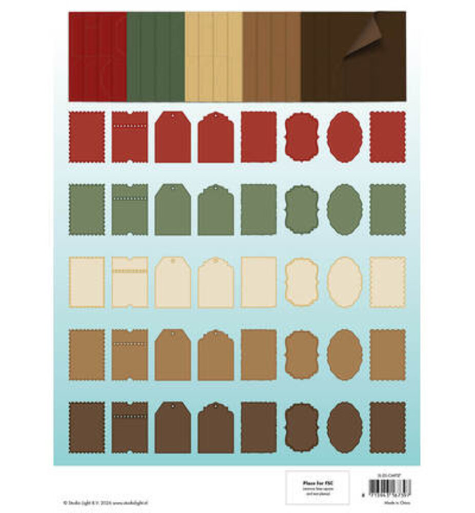 Studio Light Essentials Cottage Christmas A4 Card Making Pad (SL-ES-CMP37) Studio Light Essentials Cottage Christmas A4 Card Making Pad (SL-ES-CMP37)