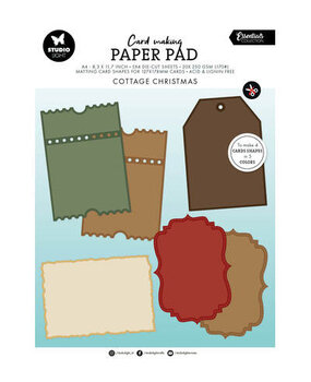 Studio Light PRE-ORDER Essentials Cottage Christmas A4 Card Making Pad (SL-ES-CMP38) Studio Light PRE-ORDER Essentials Cottage Christmas A4 Card Making Pad (SL-ES-CMP38)