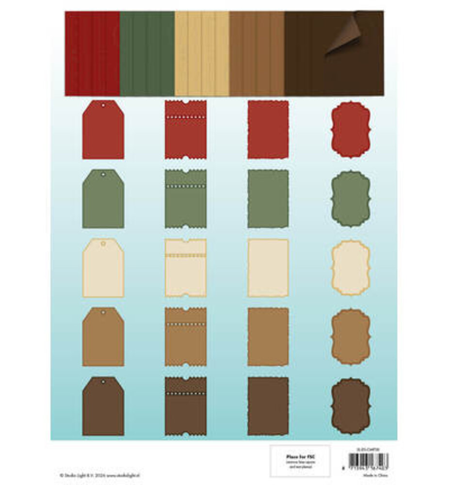Studio Light Essentials Cottage Christmas A4 Card Making Pad (SL-ES-CMP38) Studio Light Essentials Cottage Christmas A4 Card Making Pad (SL-ES-CMP38)