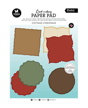 Studio Light PRE-ORDER Essentials Cottage Christmas A4 Card Making Pad (SL-ES-CMP39) Studio Light PRE-ORDER Essentials Cottage Christmas A4 Card Making Pad (SL-ES-CMP39)