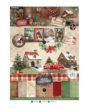 Studio Light Cottage Christmas A4 Die-Cut Paper Pad (SL-CC-DCPP483) Studio Light Cottage Christmas A4 Die-Cut Paper Pad (SL-CC-DCPP483)