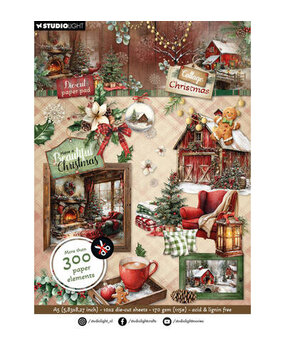 Studio Light Cottage Christmas A5 Die-Cut Paper Pad (SL-CC-DCPP485) Studio Light Cottage Christmas A5 Die-Cut Paper Pad (SL-CC-DCPP485)