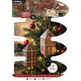 Studio Light Cottage Christmas Giftbox Paper Pad House Box (SL-CC-GBPP490)