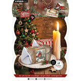 Studio Light Cottage Christmas Giftbox Paper Pad Christmas Cracker (SL-CC-GBPP491)