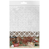 Studio Light Cottage Christmas Acetate Sheets A5 Snow & Landscape (SL-CC-ACS23)
