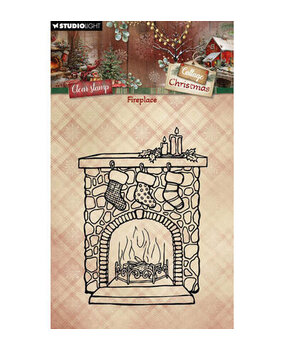 Studio Light Cottage Christmas Clear Stamp Fireplace (SL-CC-STAMP957) Studio Light Cottage Christmas Clear Stamp Fireplace (SL-CC-STAMP957)