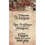 Studio Light Cottage Christmas Clear Stamp Warme Wensen (SL-CC-STAMP959)