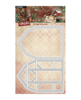 Studio Light Cottage Christmas Snijmal Cottage Barn Card (SL-CC-CD1114) Studio Light Cottage Christmas Snijmal Cottage Barn Card (SL-CC-CD1114)