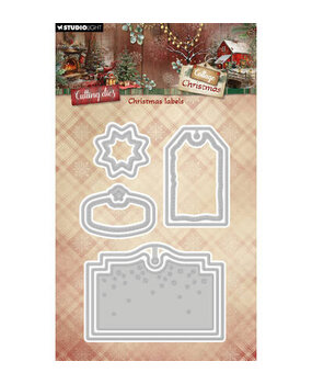 Studio Light Cottage Christmas Snijmal Christmas Labels (SL-CC-CD1115) Studio Light Cottage Christmas Snijmal Christmas Labels (SL-CC-CD1115)